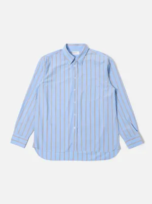 Blue Pop Stripe Four Lazy Day Shirt Must-Have Item Fitted Silhouette