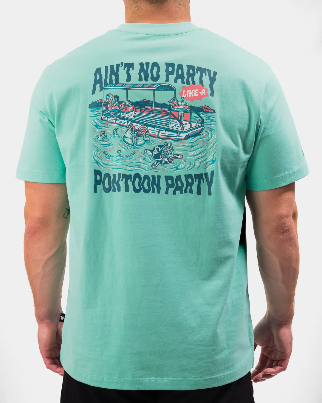 Pontoon Party T-Shirt Chill Comfort Look Anti Pilling Treatment
