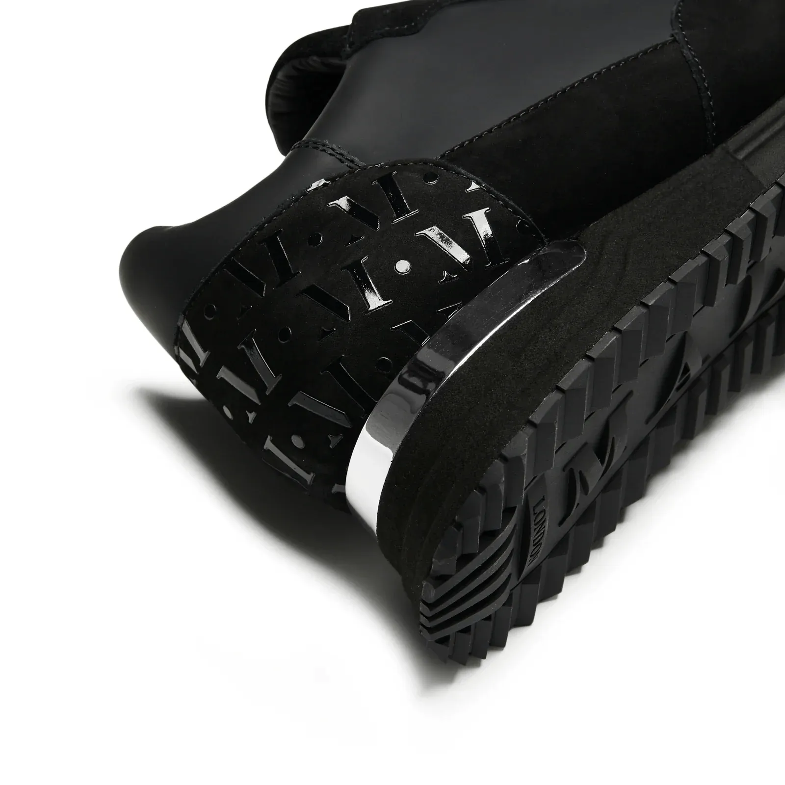 Popham Black Mom Safe Cushioned Footbed