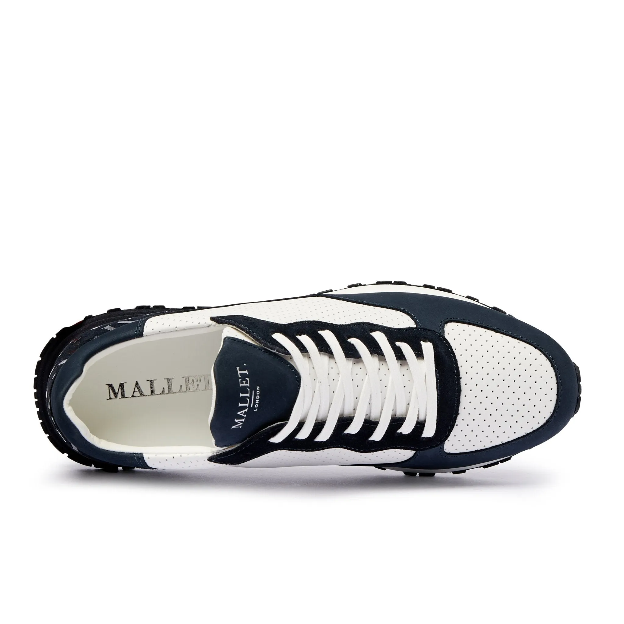 Popham Perf Navy Silver Comfortable Design Peak Mode