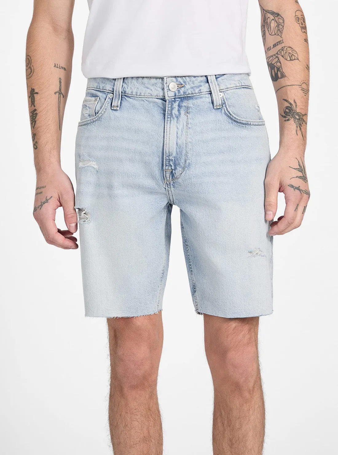 Eco Blue Low-Rise Wyatt Short Comfy Cut
