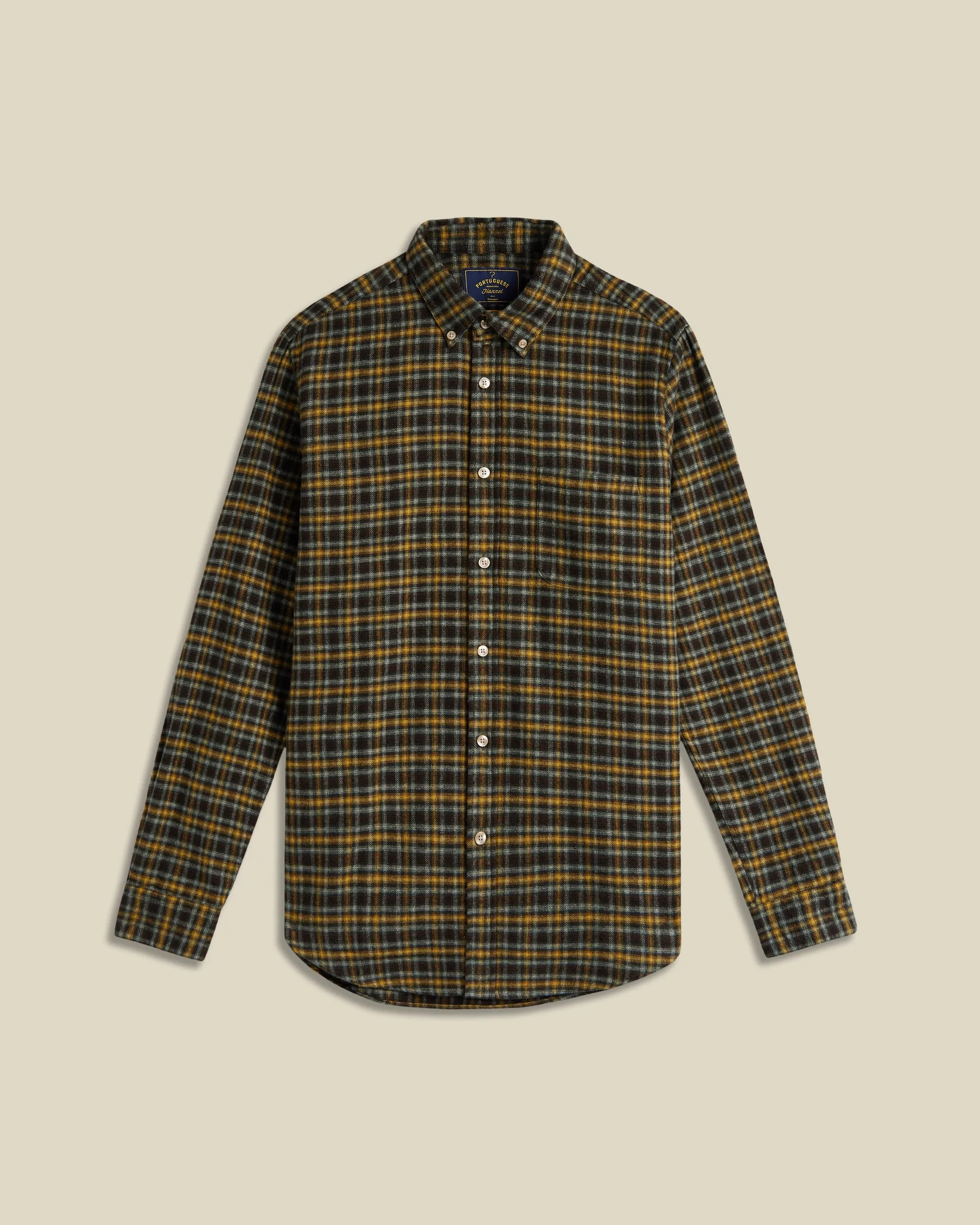 Portuguese Flannel Vouga Shirt Green Classic Wear
