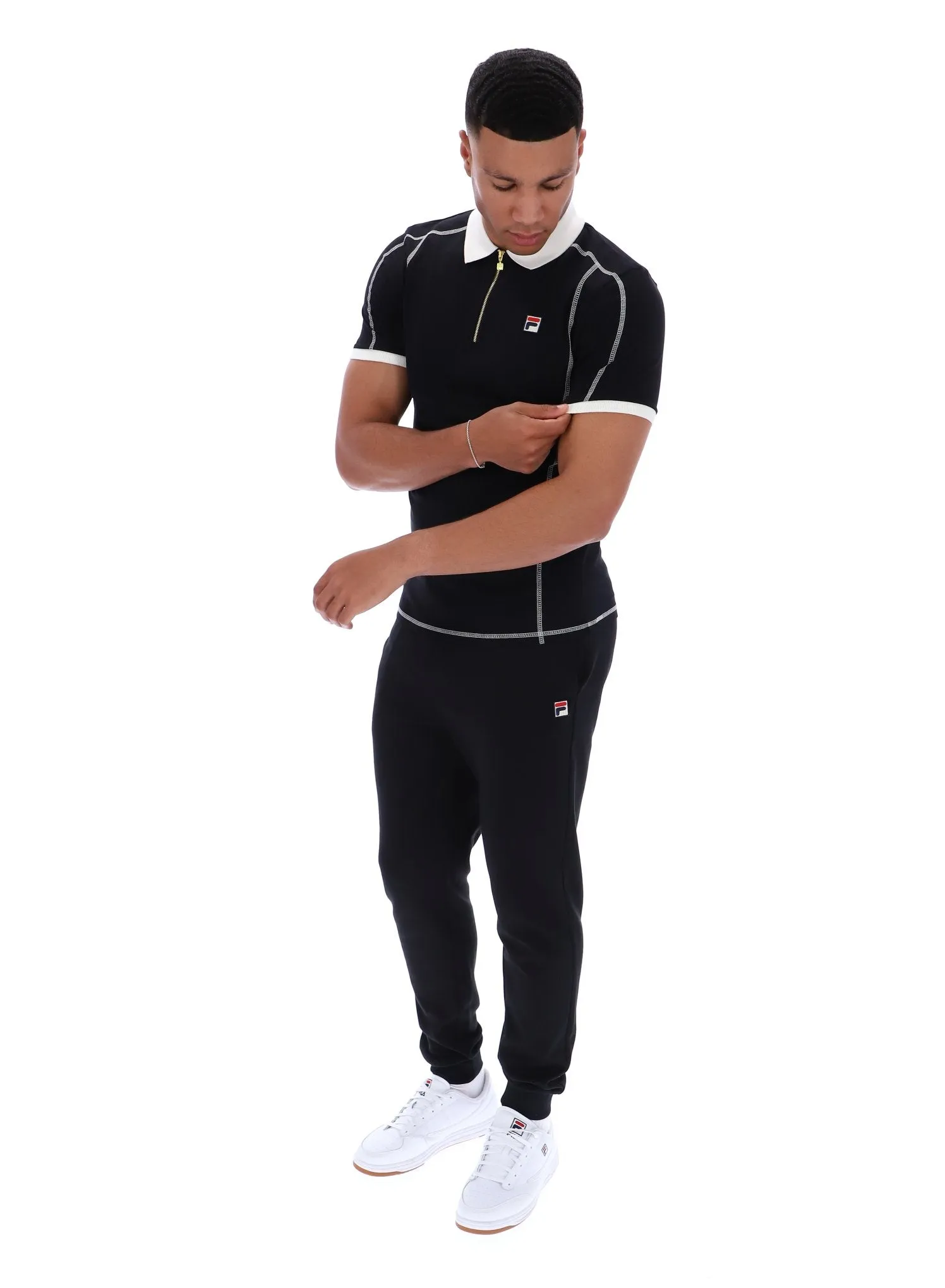 Geometric Pattern Leo Polo Top