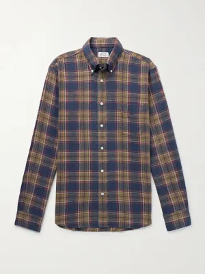 Abstract art Functional Comfort Hartford Pitt Shirt Blue & Gold