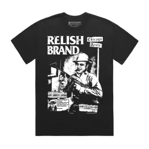 Prohibition Punk tee - Bootlegger Capone - Garment Dyed Sleek Layer