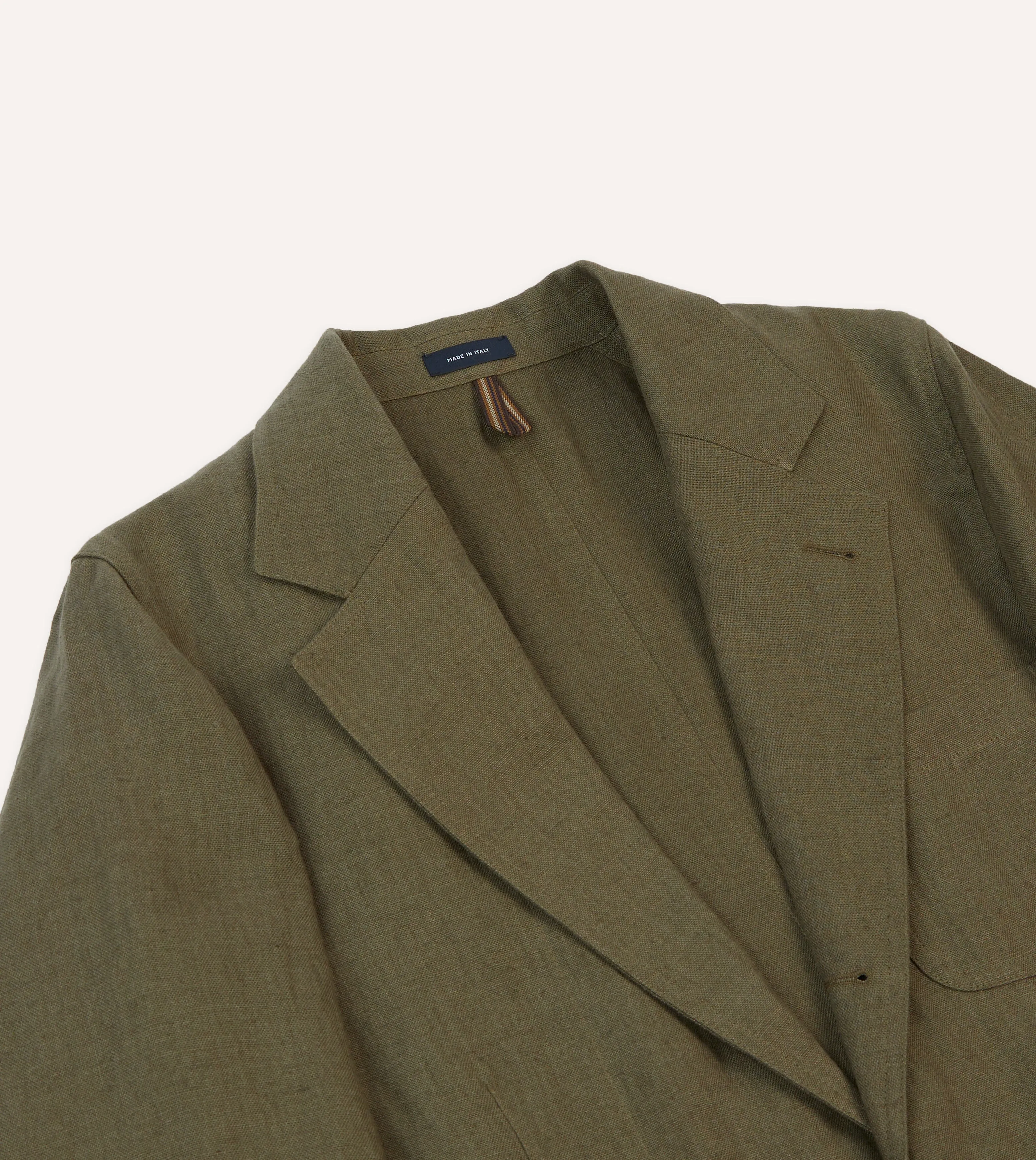 Olive Antique Linen Games Blazer Mk. I Weather Smart Look Clean Minimal Look