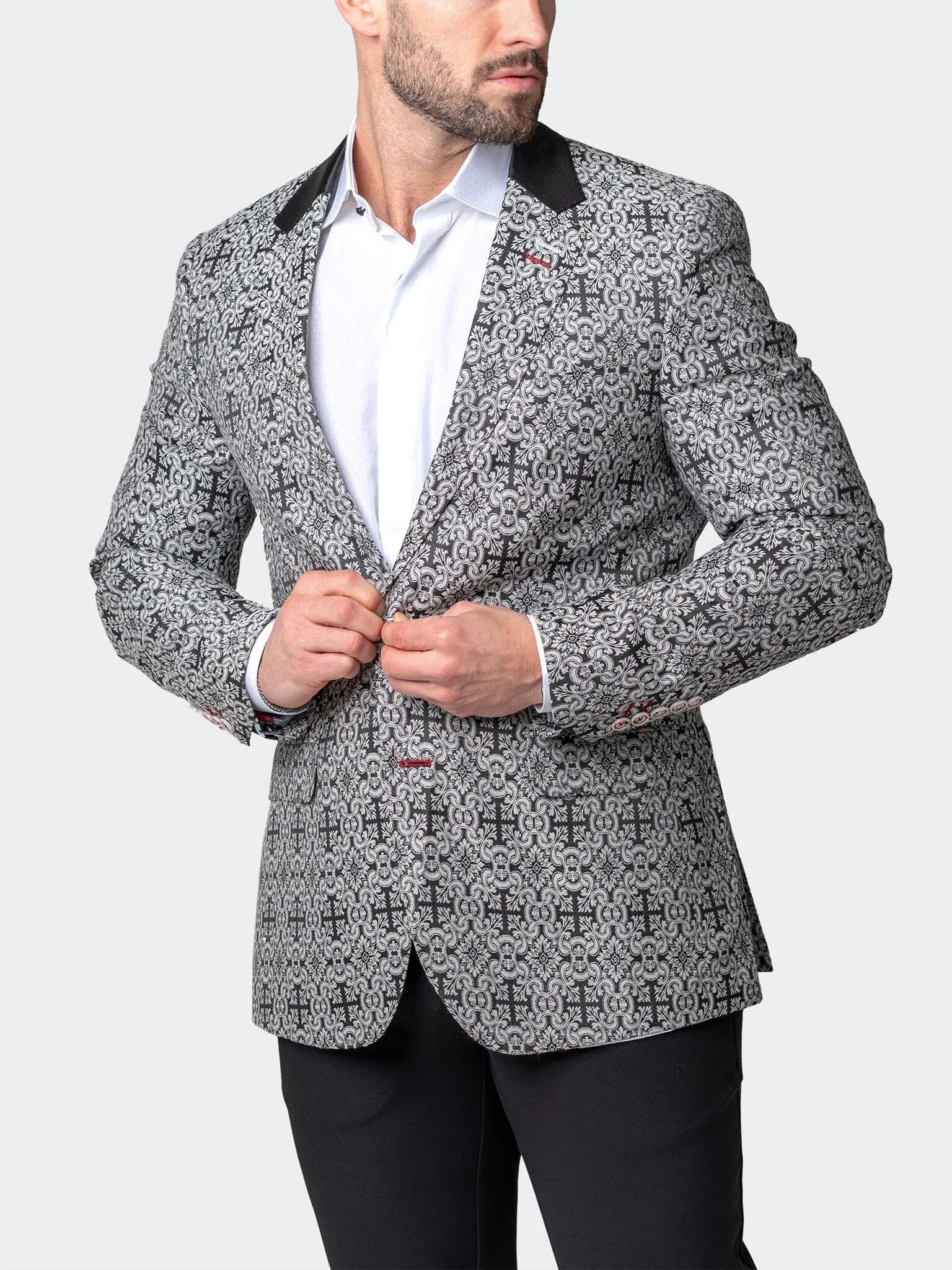 Advanced Wickability System Classic Fit Cut Blazer Socrate Evo Luca White