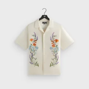 Kith Linen Thompson Camp Collar Shirt - Sandrift Flexible Fleece Lining Compact Packability