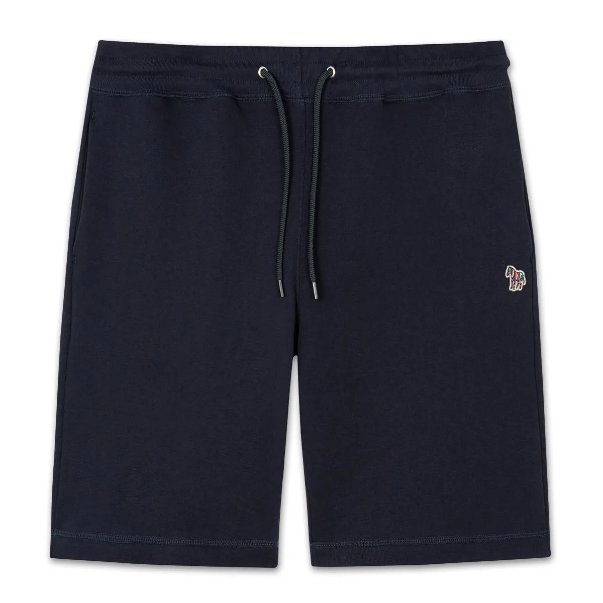 PS Paul Smith - Zebra Logo Sweat Shorts in Navy Seamless Design