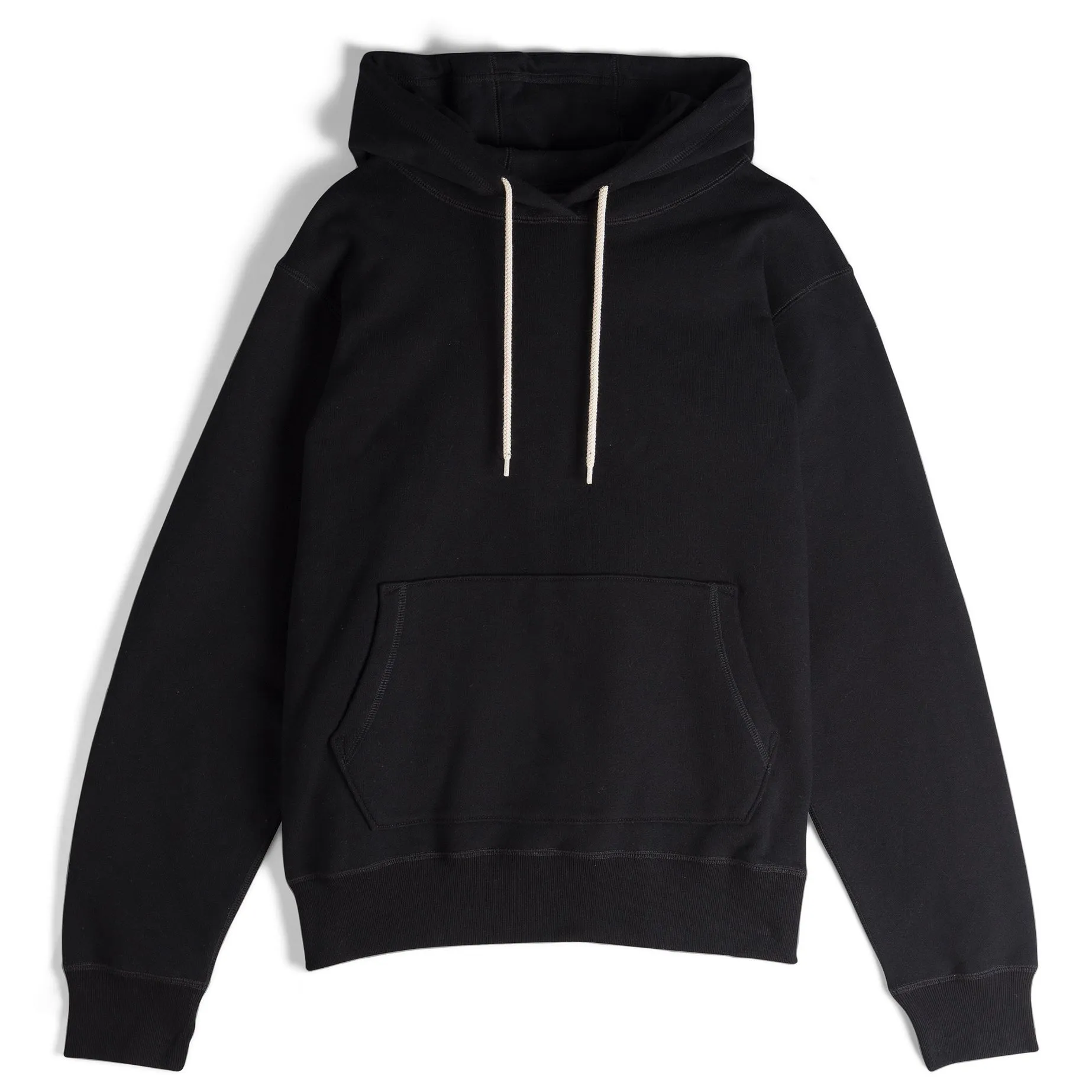 Pullover Hoodie - Heavyweight Terry - Black Casual tops
