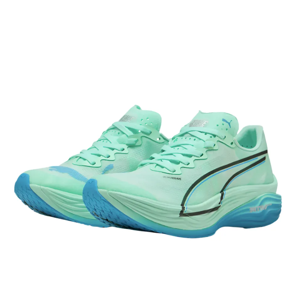 mid - foot - strike shoes PUMA Men's Deviate NITRO Elite 3 Running Shoes in Mint Melt/Speed Blue AW25