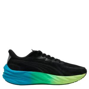 no - name shoes continuous running shoe adaptability PUMA Men's Velocity NITRO 4 Running Shoes in PUMA Black/Speed Blue AW25