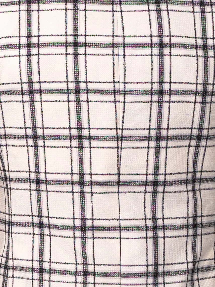 Ergonomic Shoulder Cut All Day Fit Blazer Socrate Evo SpringCheck White