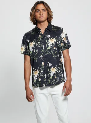 Inner Layer Seasonal Essential Eco Black Midnight Lily Shirt