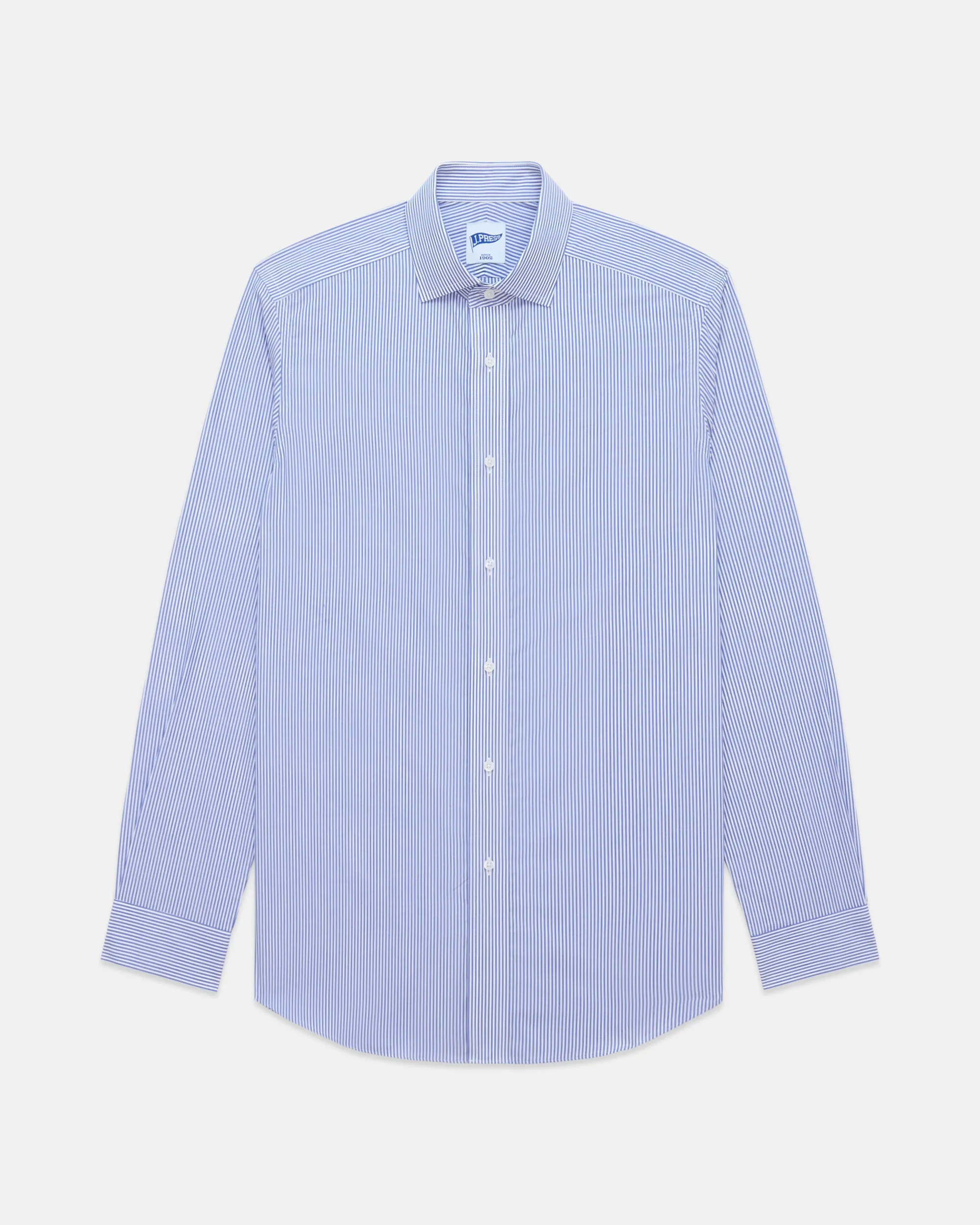 Anniversary Special Bengal Stripe Spread Collar Dress Shirt - Trim Fit