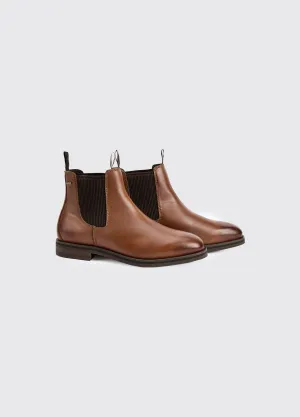Summer Hike Velvet Texture Kells Men's Chelsea Boot - Tan