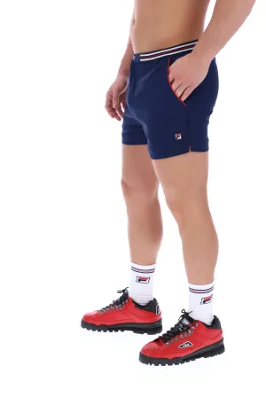 elastic waistband High Tide Terry Pocket Stripe Shorts