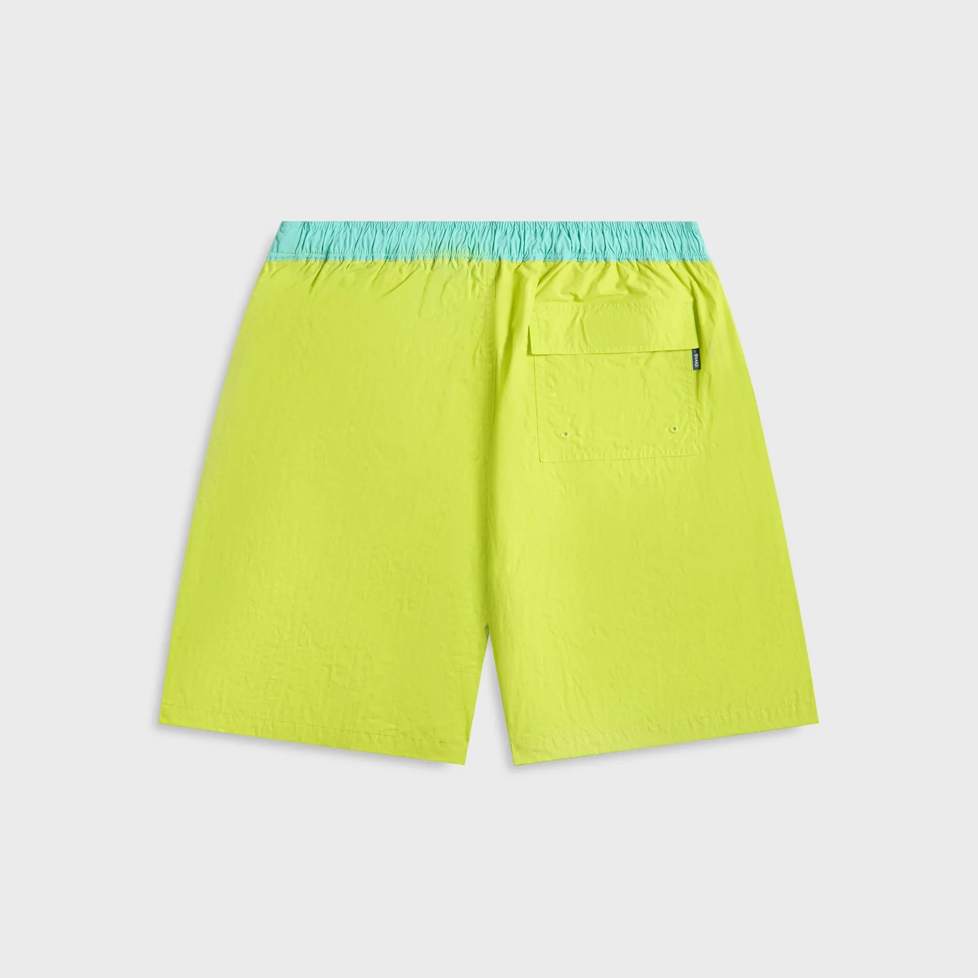 Light Fit Wear Soft Motion Awake NY Classic Logo Swim Trunk - Lime Green