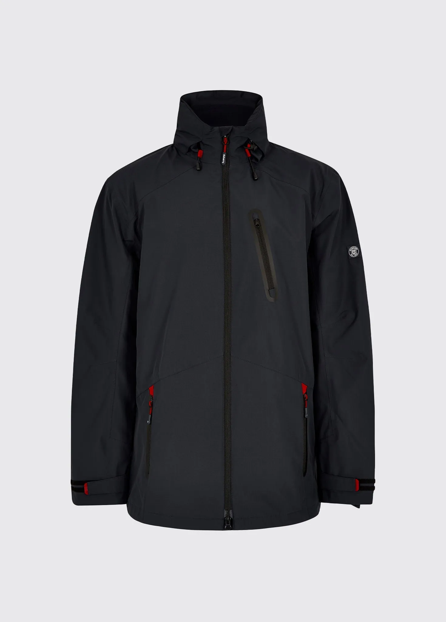 Crossbarry Men's Waterproof Jacket - Navy Travel Functional Wear