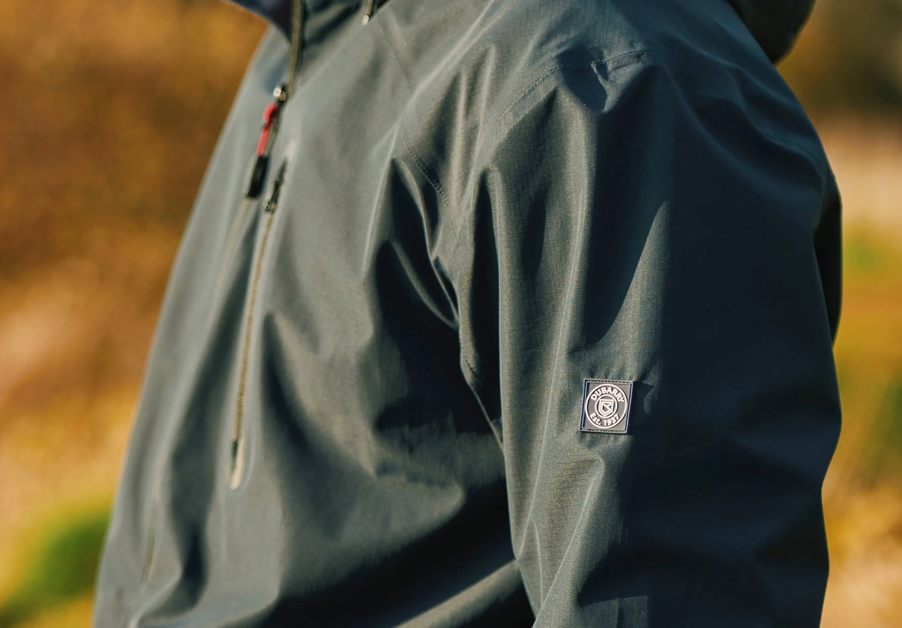 Crossbarry Men's Waterproof Jacket - Navy Modern Minimal