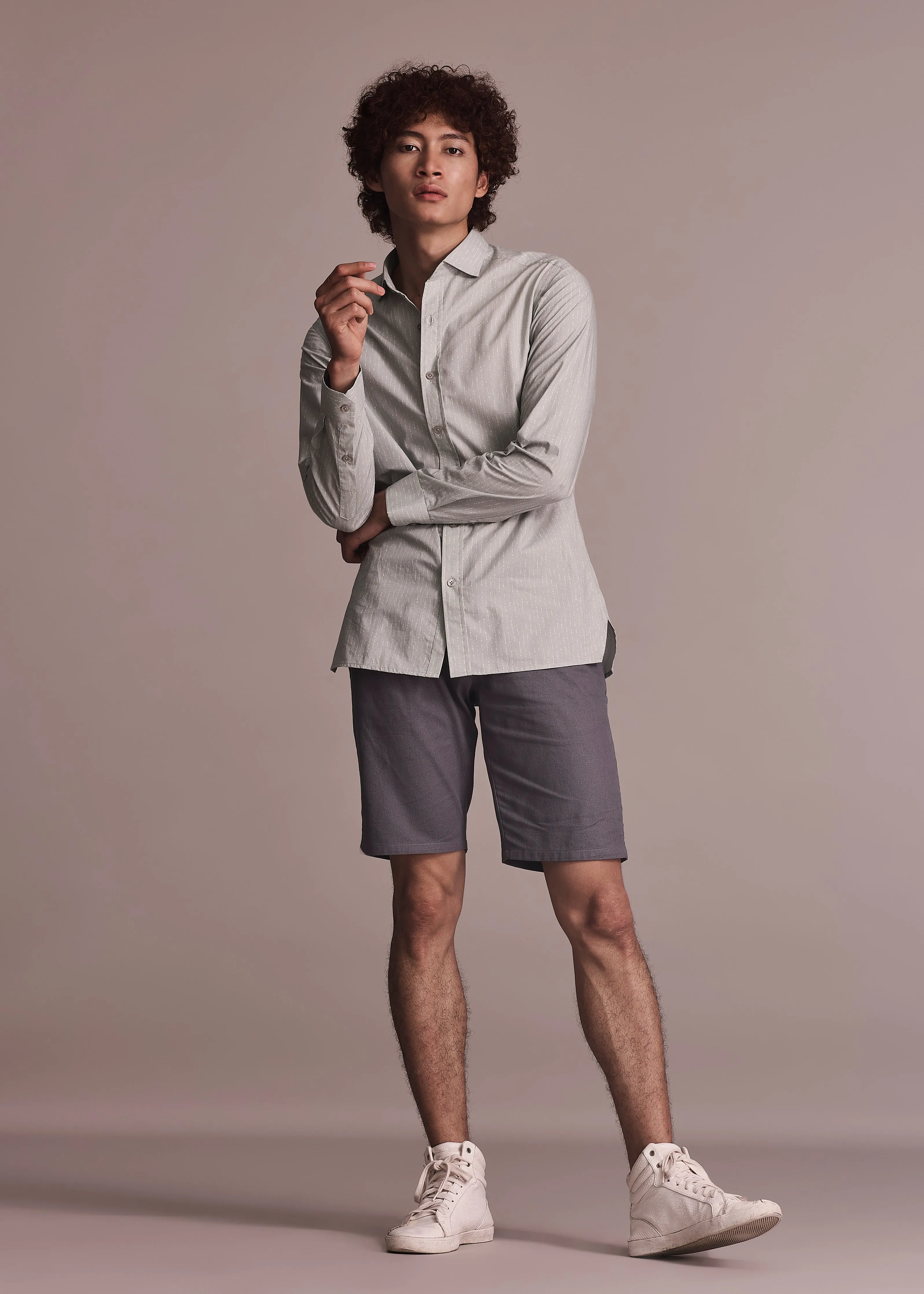 MAHOGANY - DENIM Soft touch finish