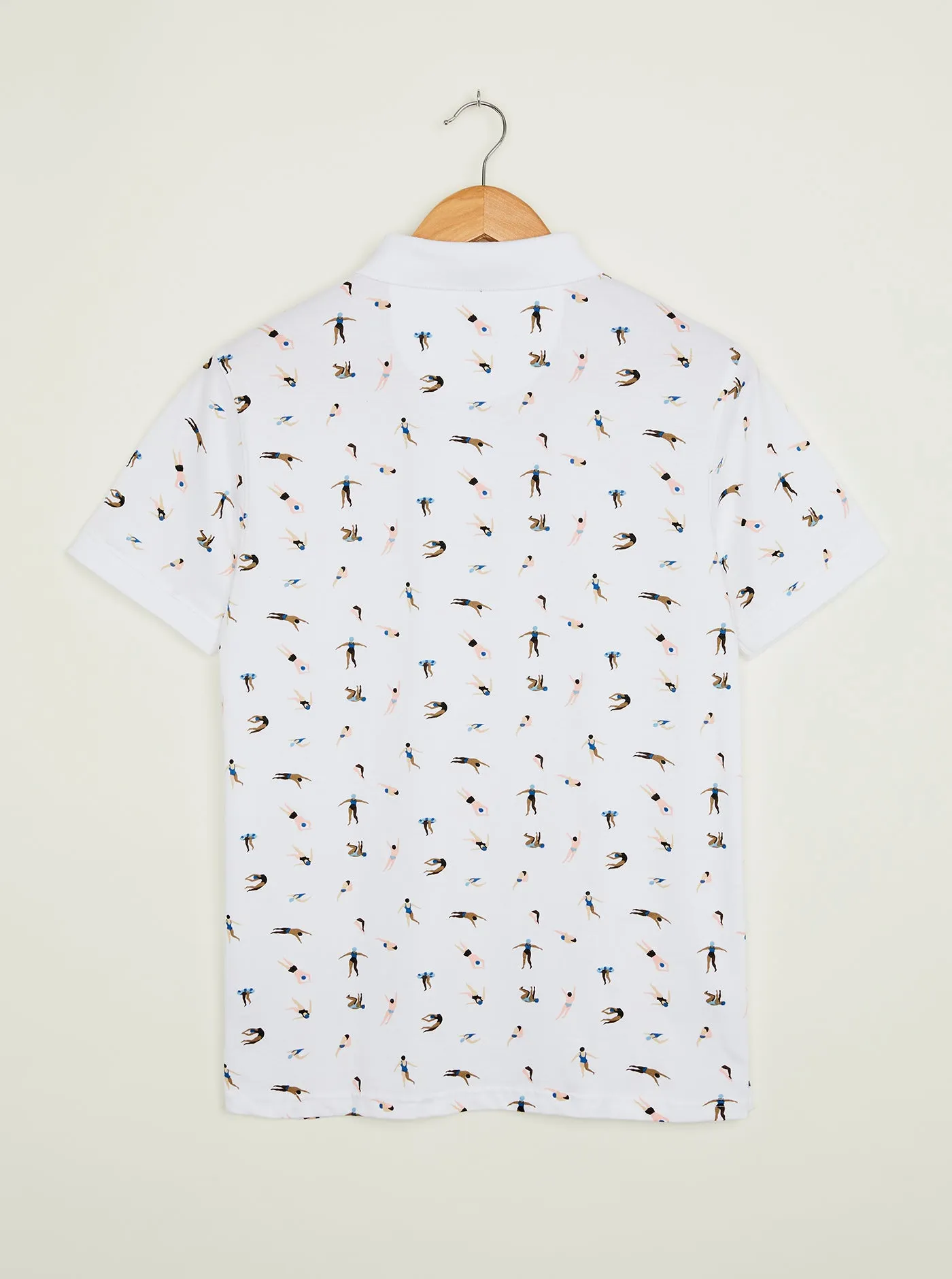 Spanish Glow Quirke Polo - White