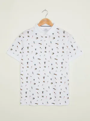 Quirke Polo - White DurableWeave