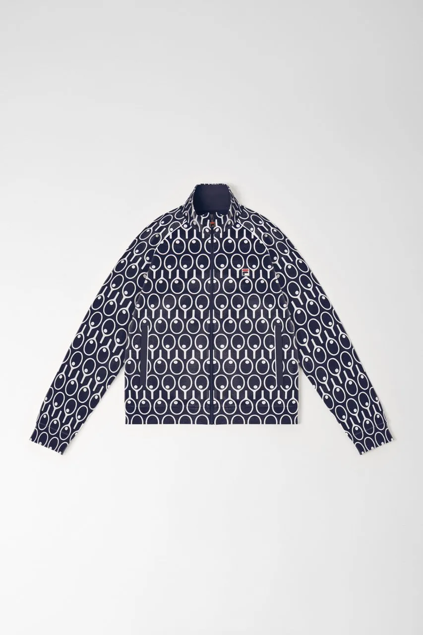 Chambray Raglan Sleeve Track Top