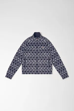 Chambray Raglan Sleeve Track Top