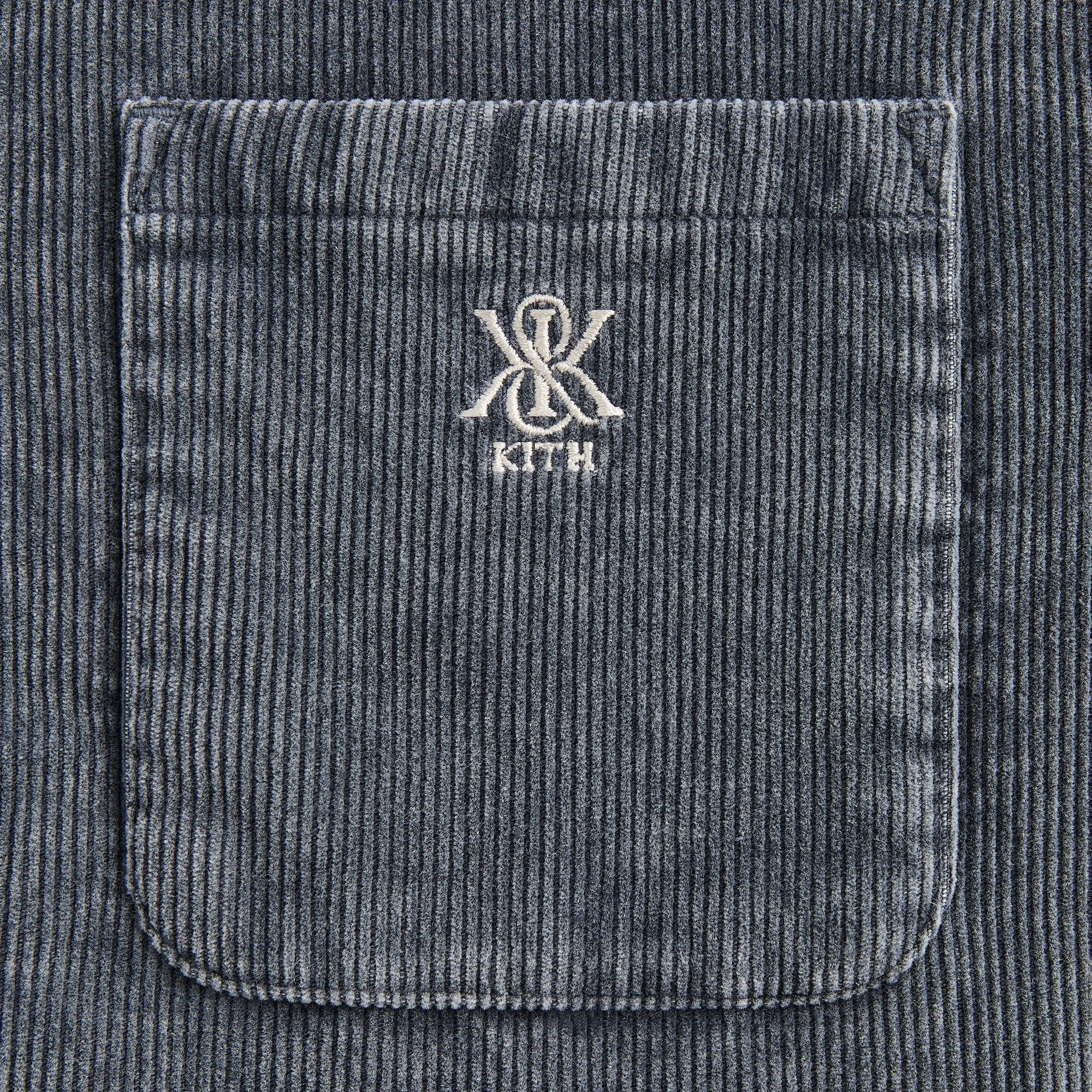 Kith Washed Corduroy Brixton Puffed Shirt Jacket - Elevation Soft Fleece