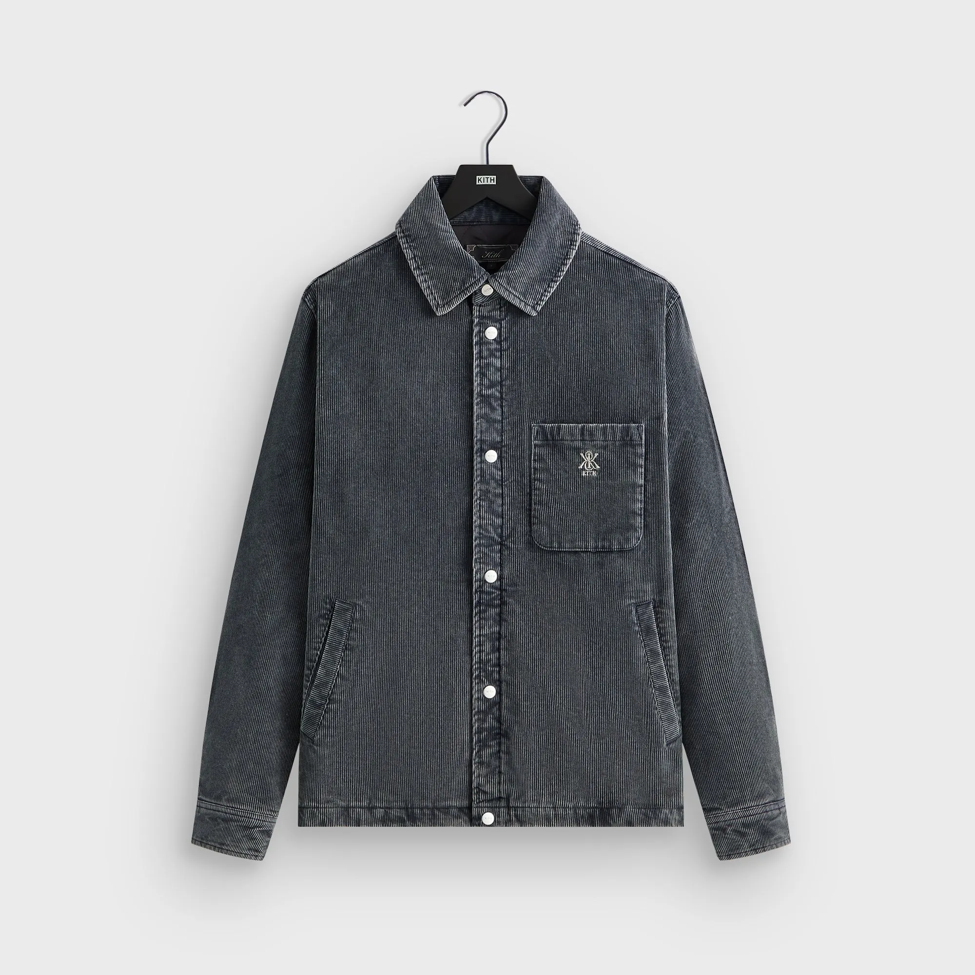 Comfy Fit Street Comfort Fit Kith Washed Corduroy Brixton Puffed Shirt Jacket - Elevation