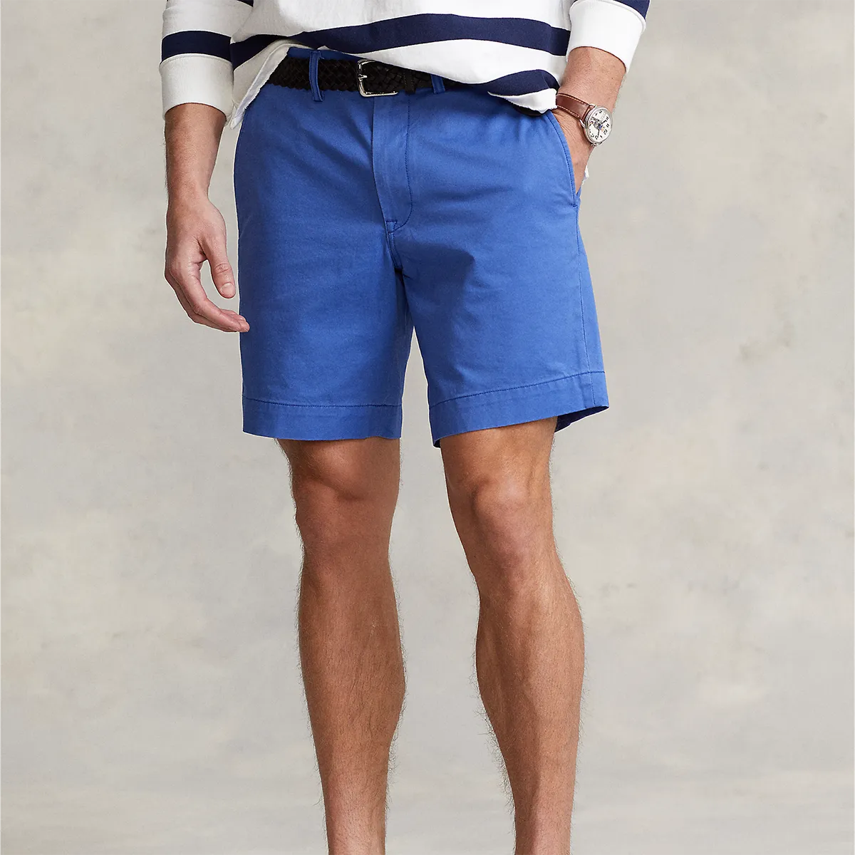 media industry Ralph Lauren - Straight Fit Bedford Short in Blue