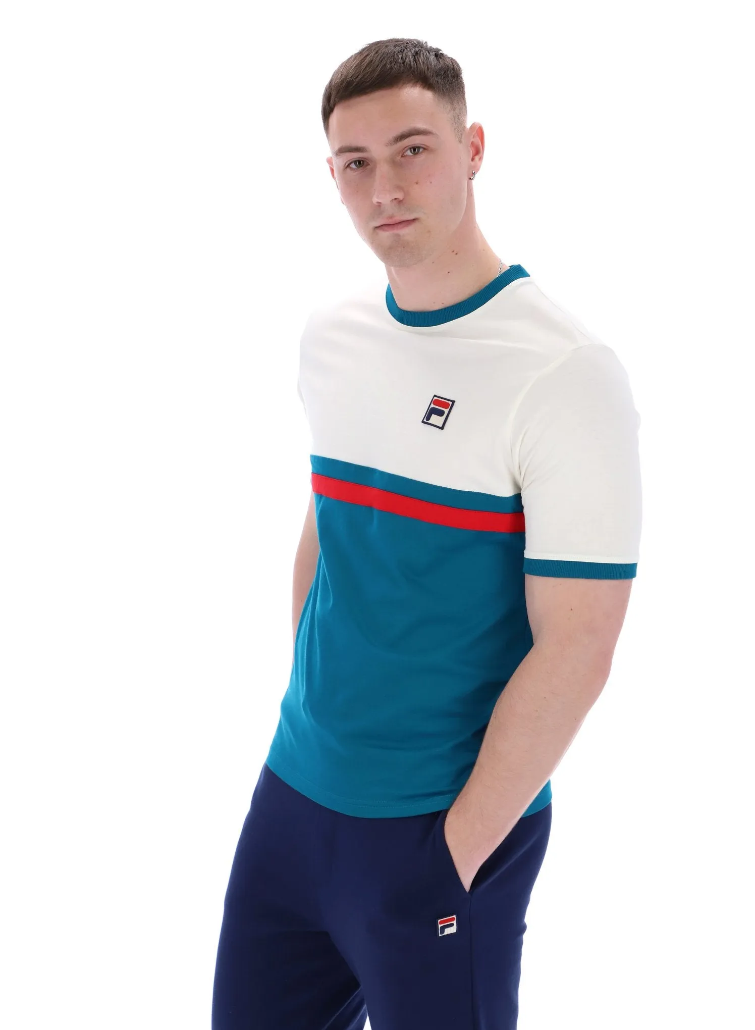 AllWeatherComfort DurableStitching Randy Contrast Rib T-Shirt