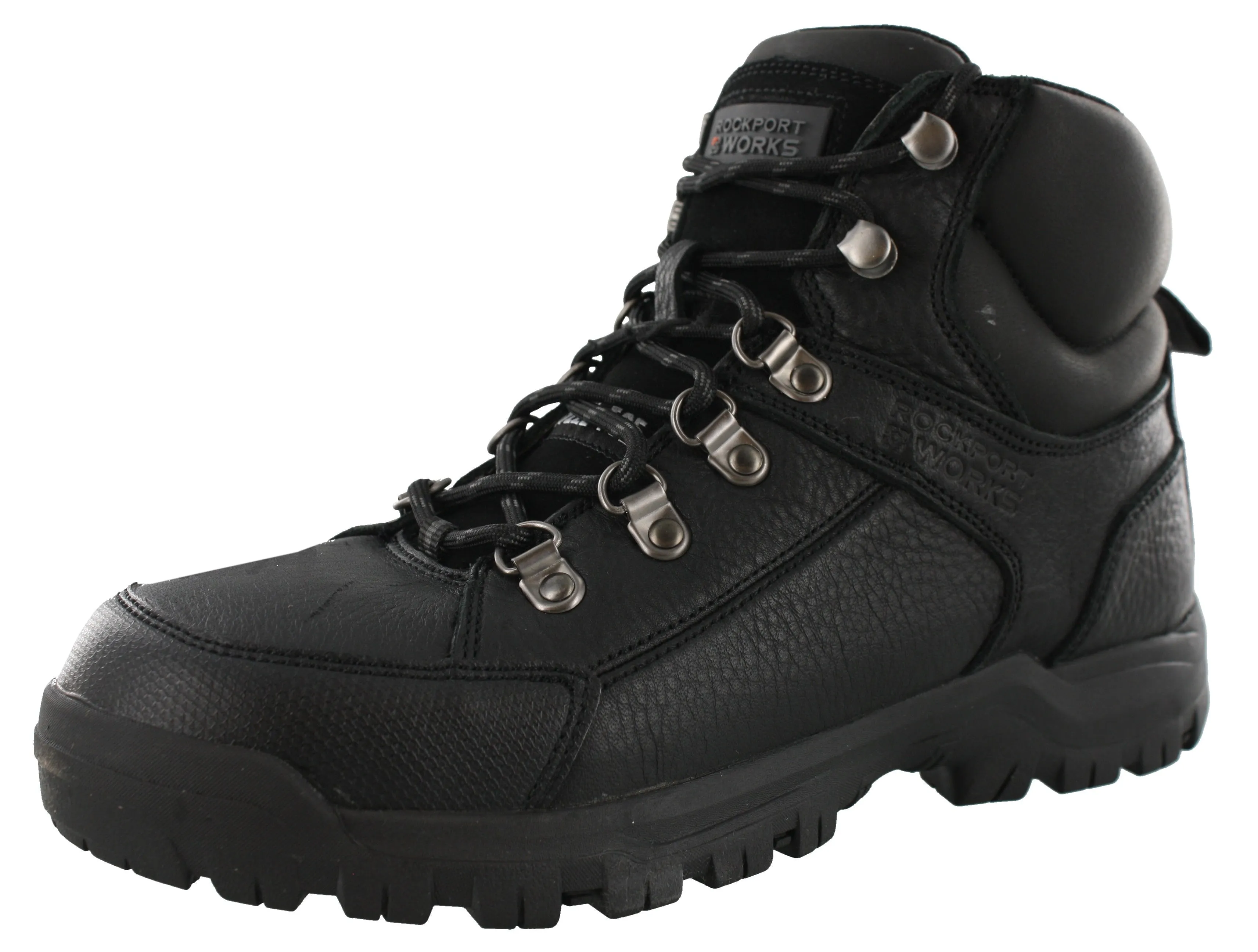Street Style Rockport Men Lembert Steel Toe Wide WIdth Work Hiker Industrial Boots