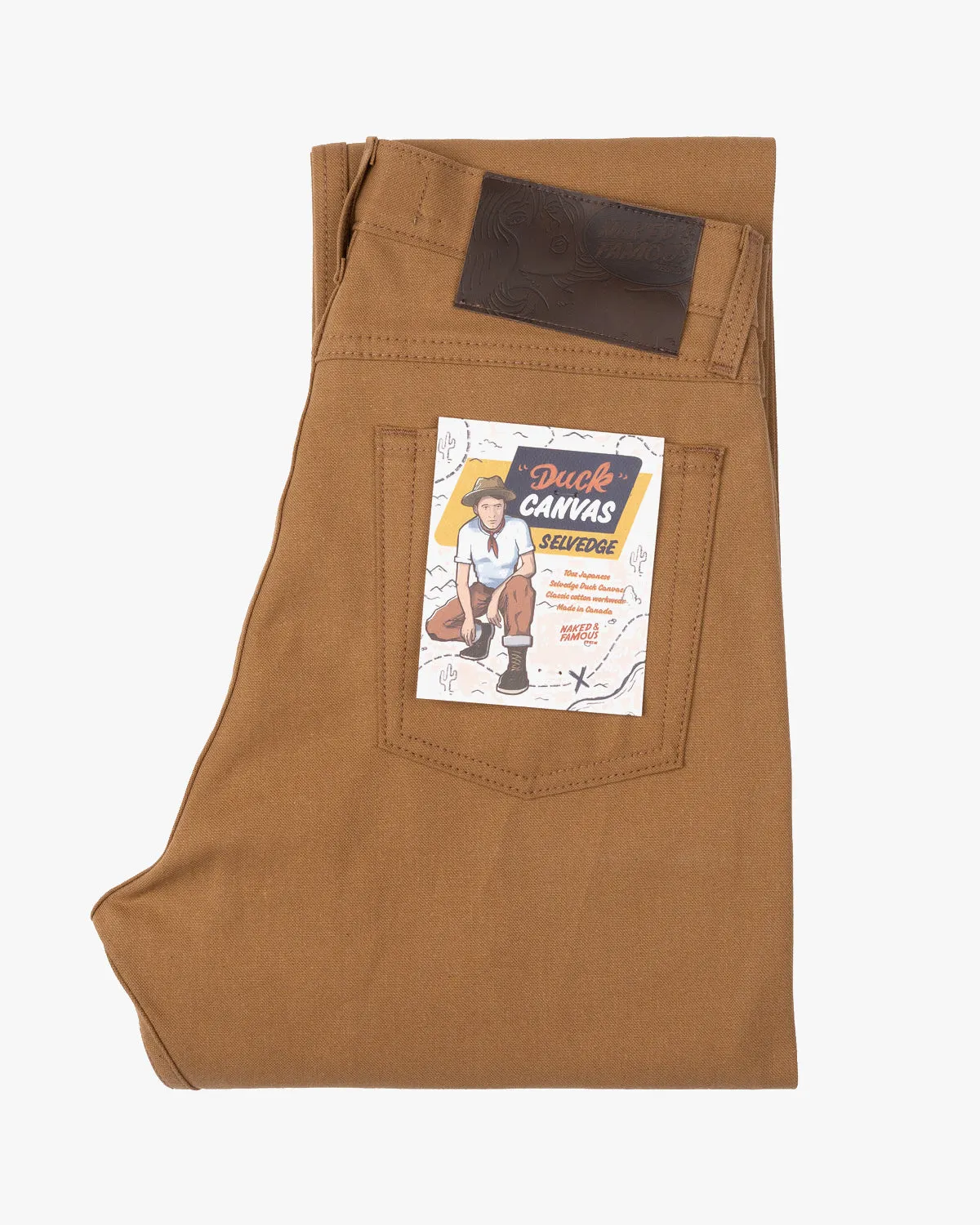 Naked & Famous Denim True Guy Regular Straight Mens Jeans - Duck Canvas Selvedge Shopping Day High Quality Weekend Style