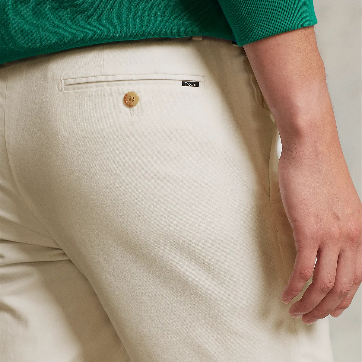 Ralph Lauren - Stretch Slim Fit Chino Short in Classic Stone Beach Comfort