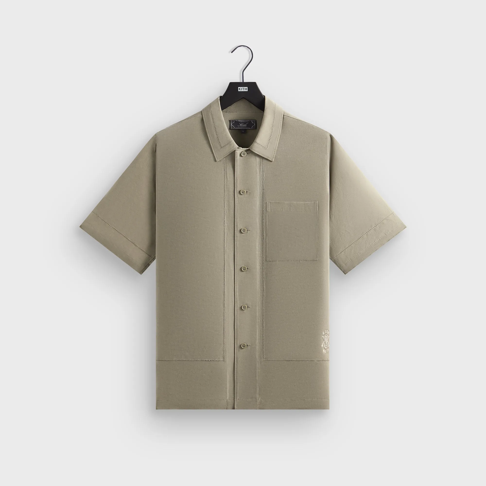 Comfy Street Piece Eco Friendly Coatings Kith Elton Buttondown - Haze
