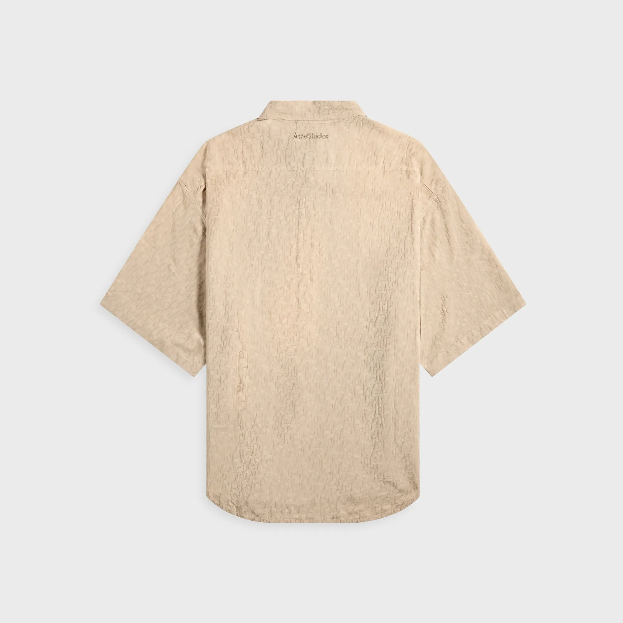 Casual Fit Layer Acne Studios Shirt - Warm Grey