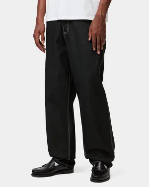 Carhartt WIP Simple Pant Loose Fit Mens Jeans - Black One Wash All Fit Style