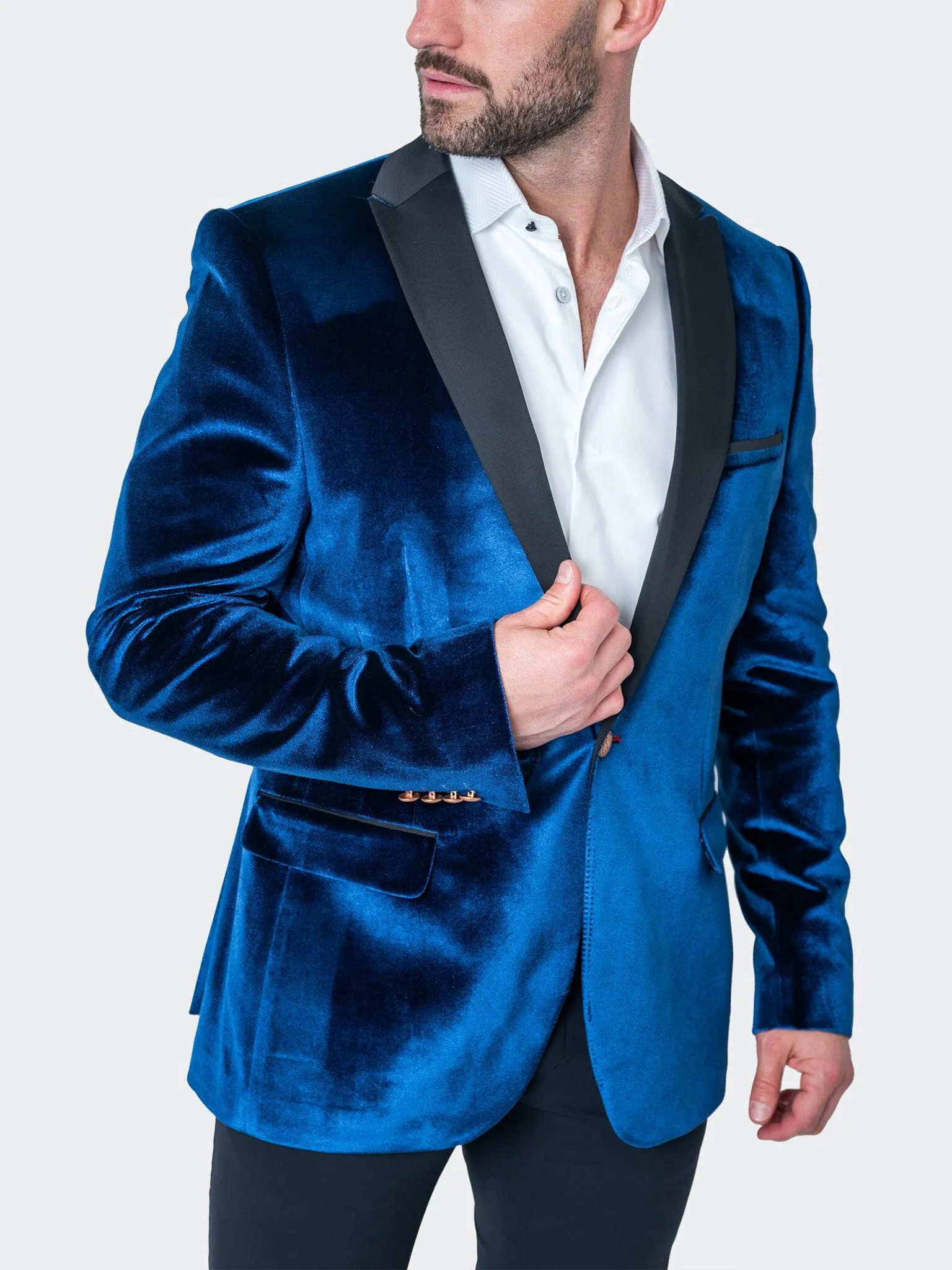 Blazer Tesla Velvet Blue QuickRelease Buckles