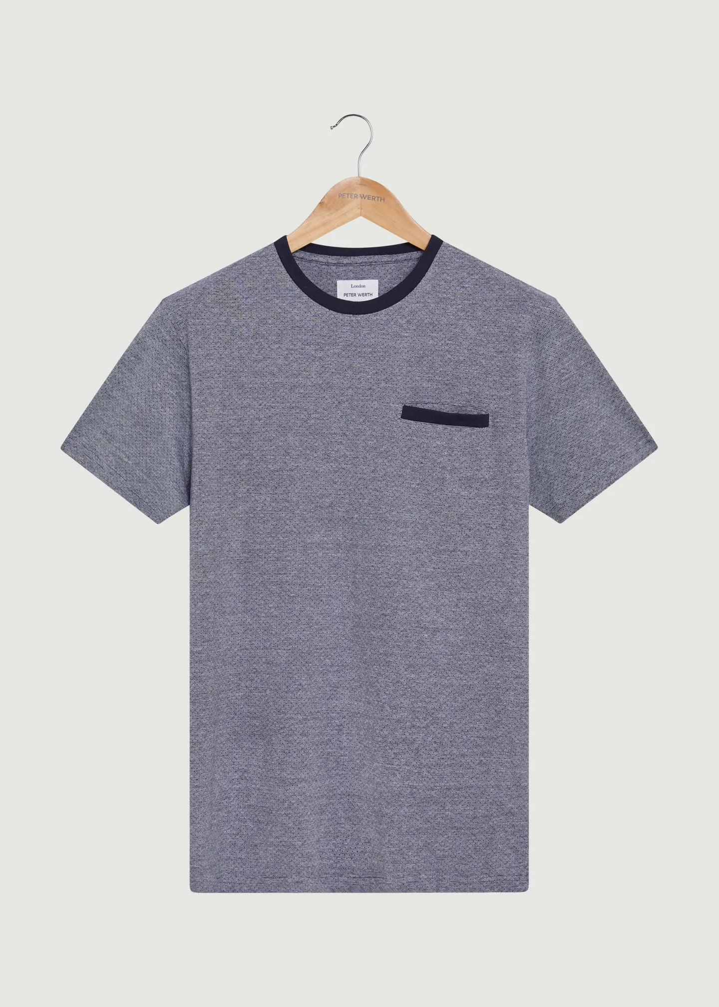 Faraday T-Shirt - Navy EcoFriendlyTextiles Mature Charm