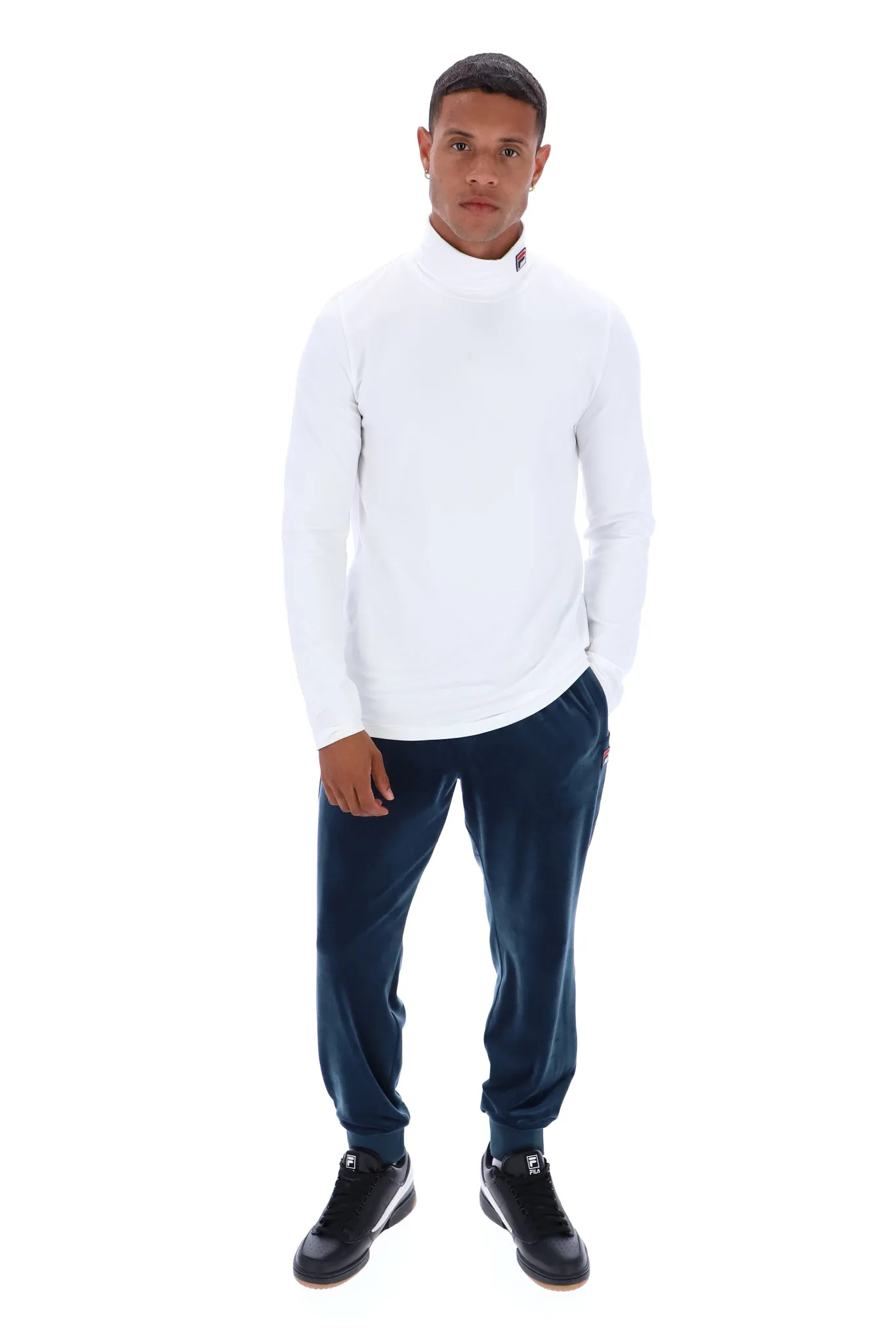 19th Classic Fila Roll Neck Layered Look