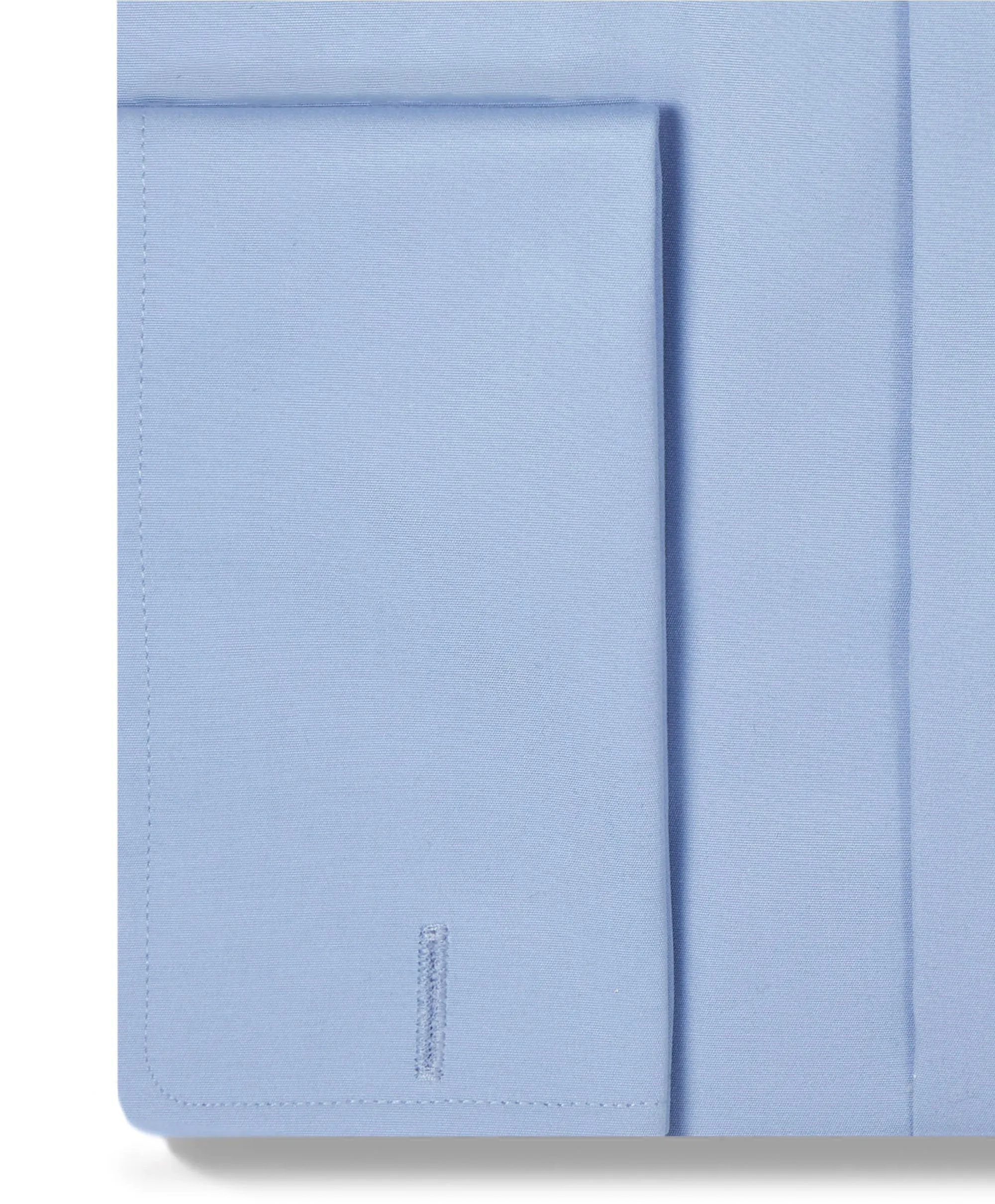 SFCSP6110423 | Blue Broadcloth French Cuff Dress Shirt Oversized style
