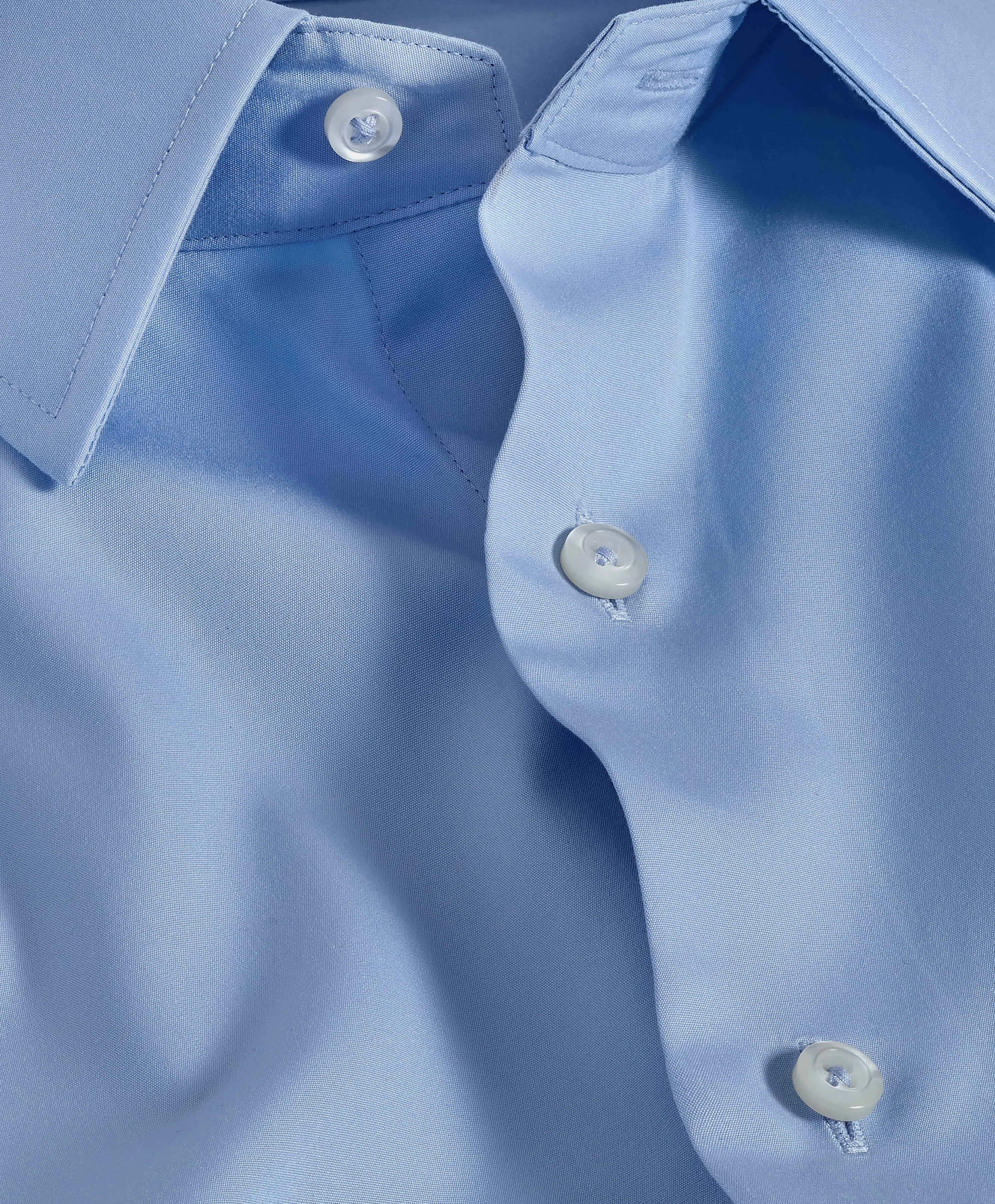 Unisex wear Durable Material SFCSP6110423 | Blue Broadcloth French Cuff Dress Shirt