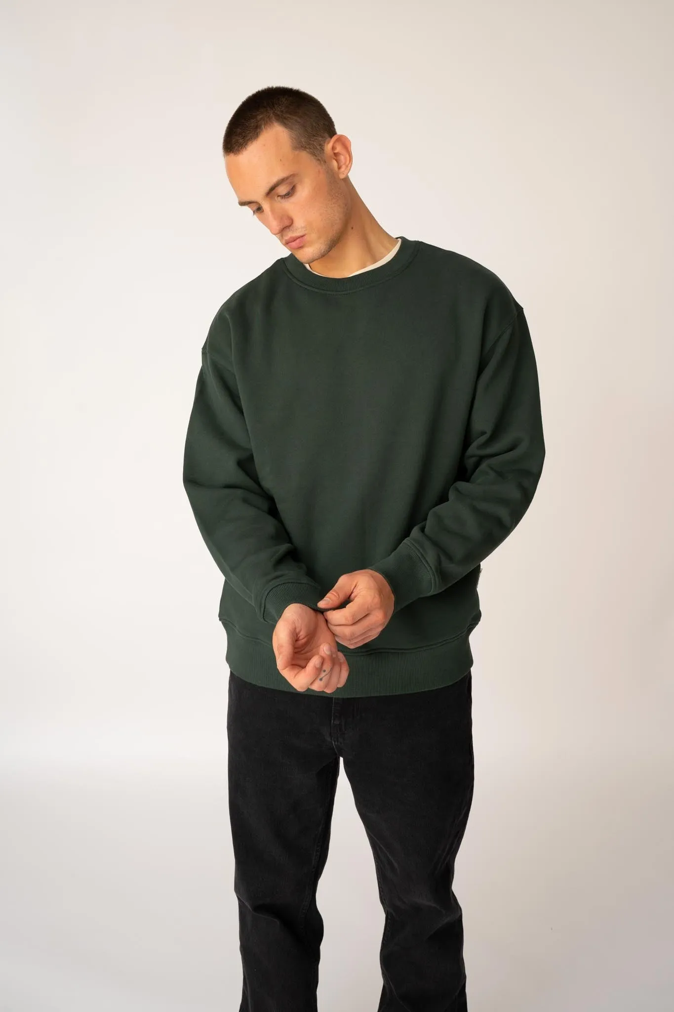 Graphic Design Relaxed Organic Sweatshirt