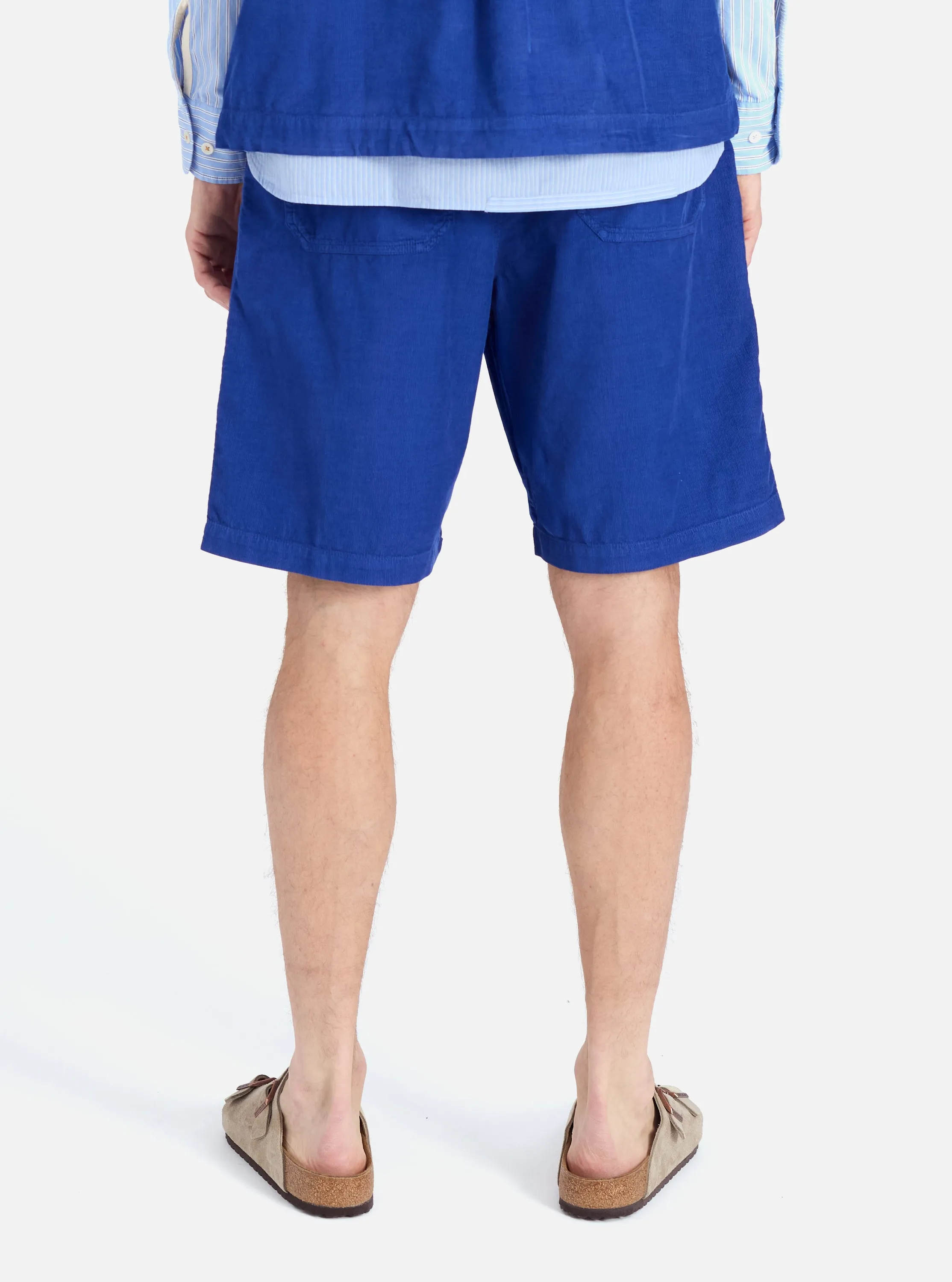 Work Blue Summer Cord Alva Short Casual Flex
