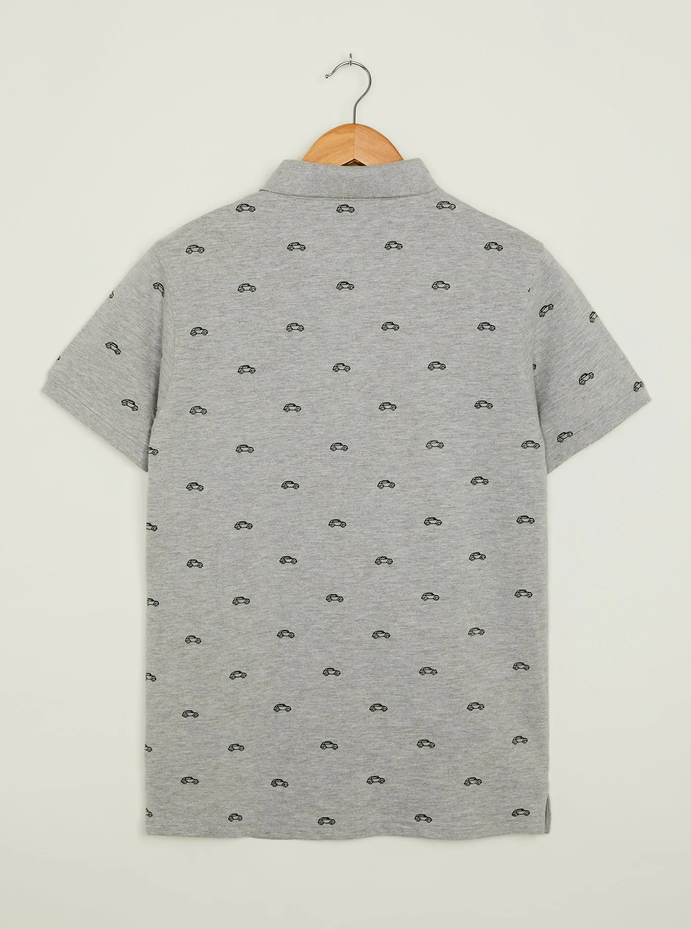 Morris Polo - Grey Marl Travel Light Road Soul