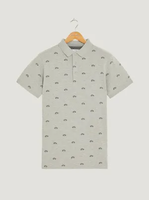 Morris Polo - Grey Marl Office Mood AntiSnagTechnology
