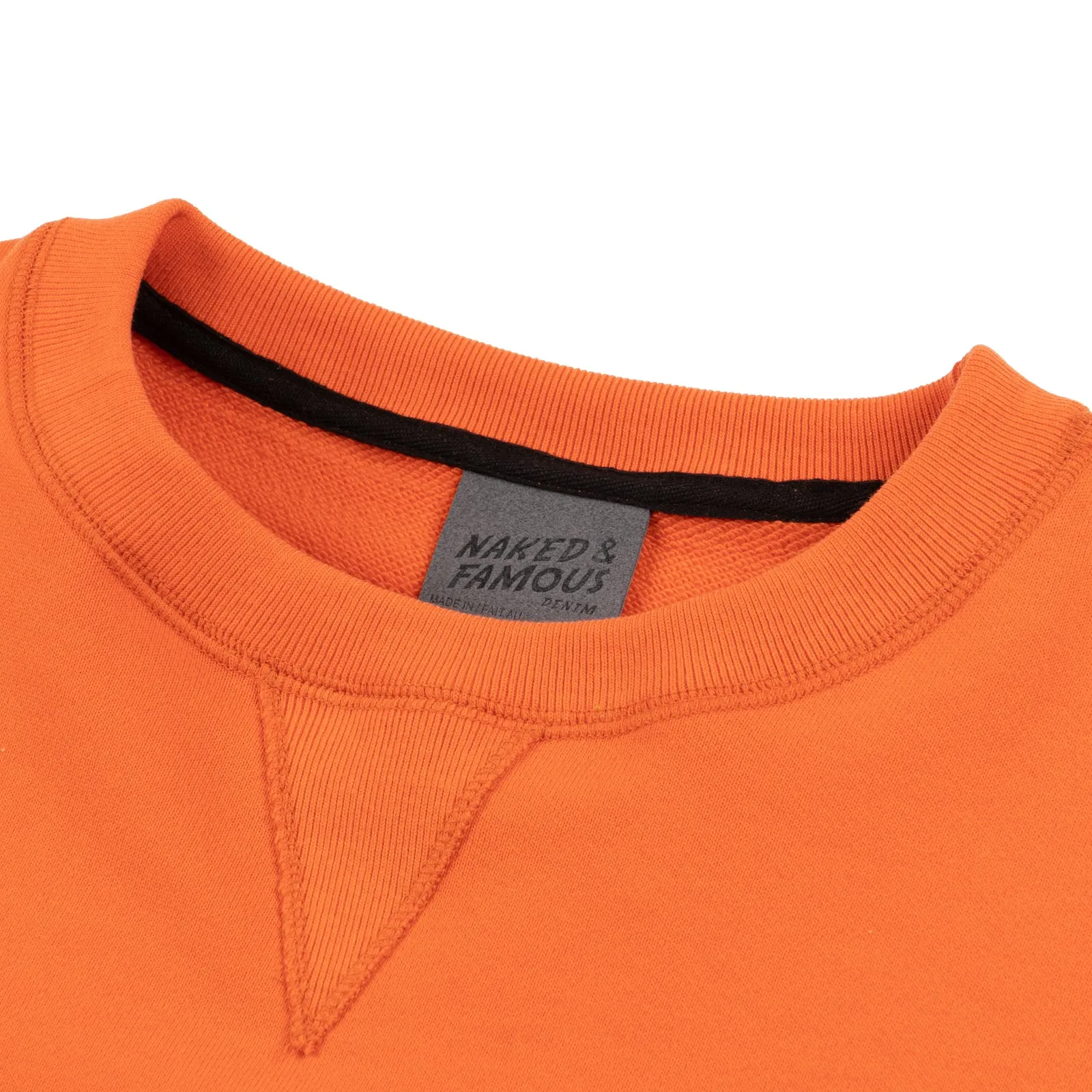 Crewneck - Orange Terry appropriate for sunny days Casual Layers