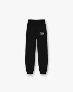 Ventilated Mesh Lining SmoothZipClosure Represent Owners Club Stamp Sweatpant - Jet Black